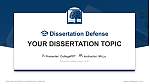 Connecticut College Graduation Thesis Defense PPT Template