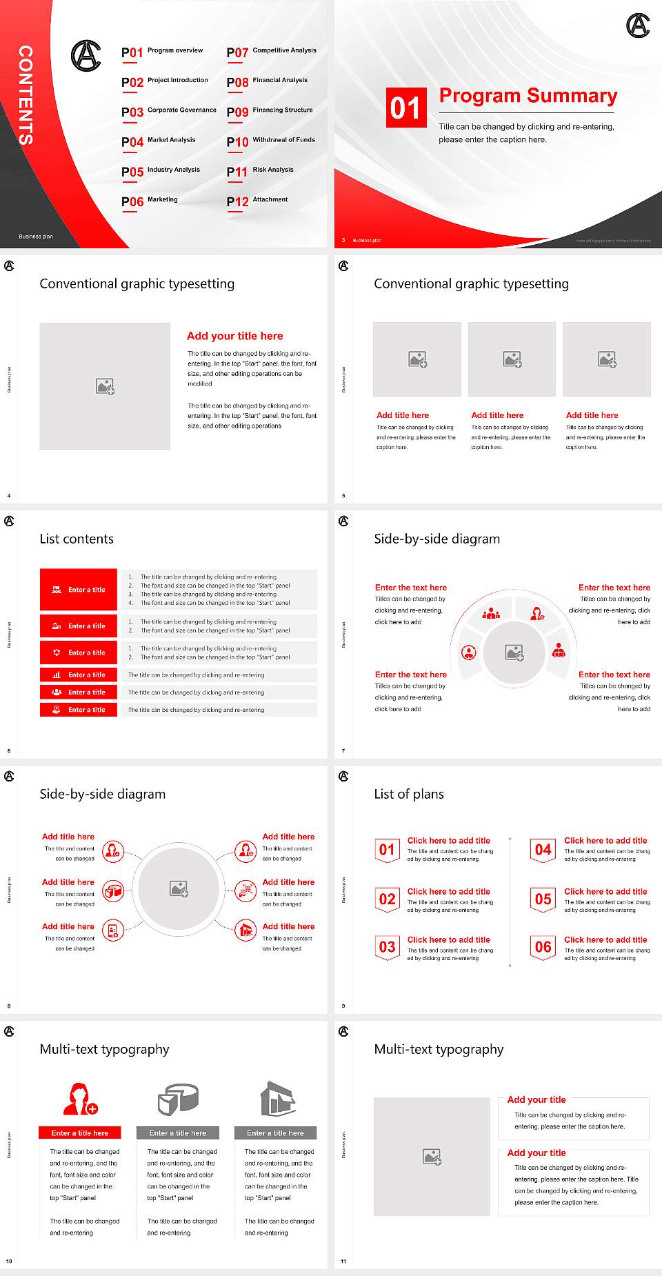 Cranbrook Academy of Art Competition/Entrepreneurship Contest PPT Template4:3 ratio PPT effect preview image2