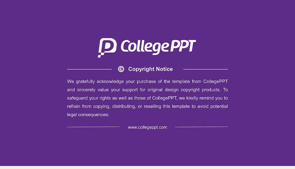 Crown College General Purpose PPT Template16:9 ratio PPT effect preview image6