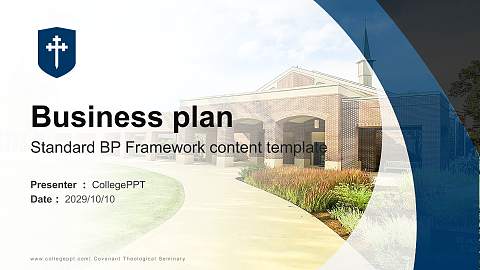 Covenant Theological Seminary Competition/Entrepreneurship Contest PPT Template