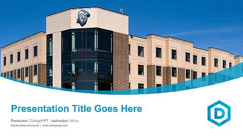 Dakota State University Course/Courseware Creation PPT Template