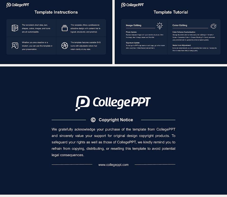 Dallas Baptist University Course/Courseware Creation PPT Template16:9 ratio PPT effect preview image5