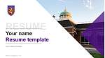 Crown College (Tennessee) Resume PPT Template