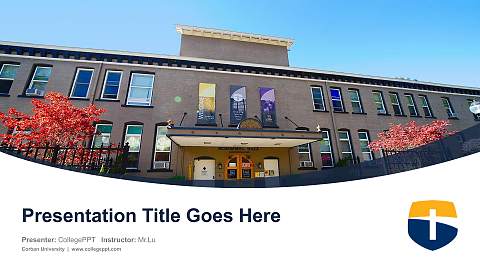 Corban University Course/Courseware Creation PPT Template