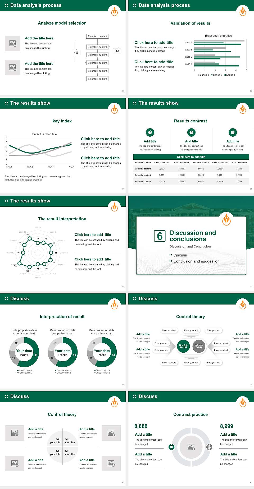 Culinary Institute of America Graduation Thesis Defense PPT Template4:3 ratio PPT effect preview image5