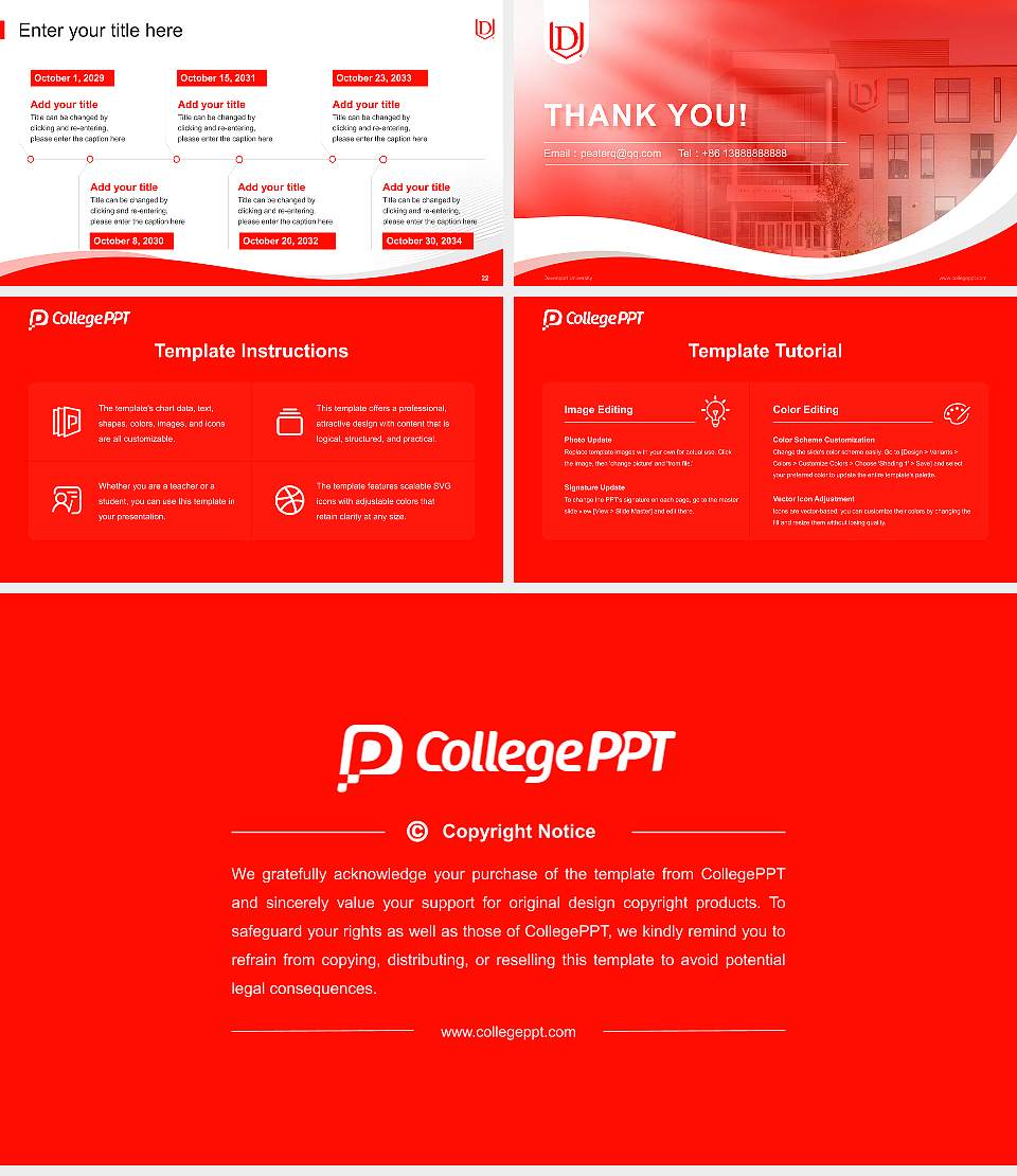 Davenport University Lecture Sharing and Networking Event PPT Template16:9 ratio PPT effect preview image4