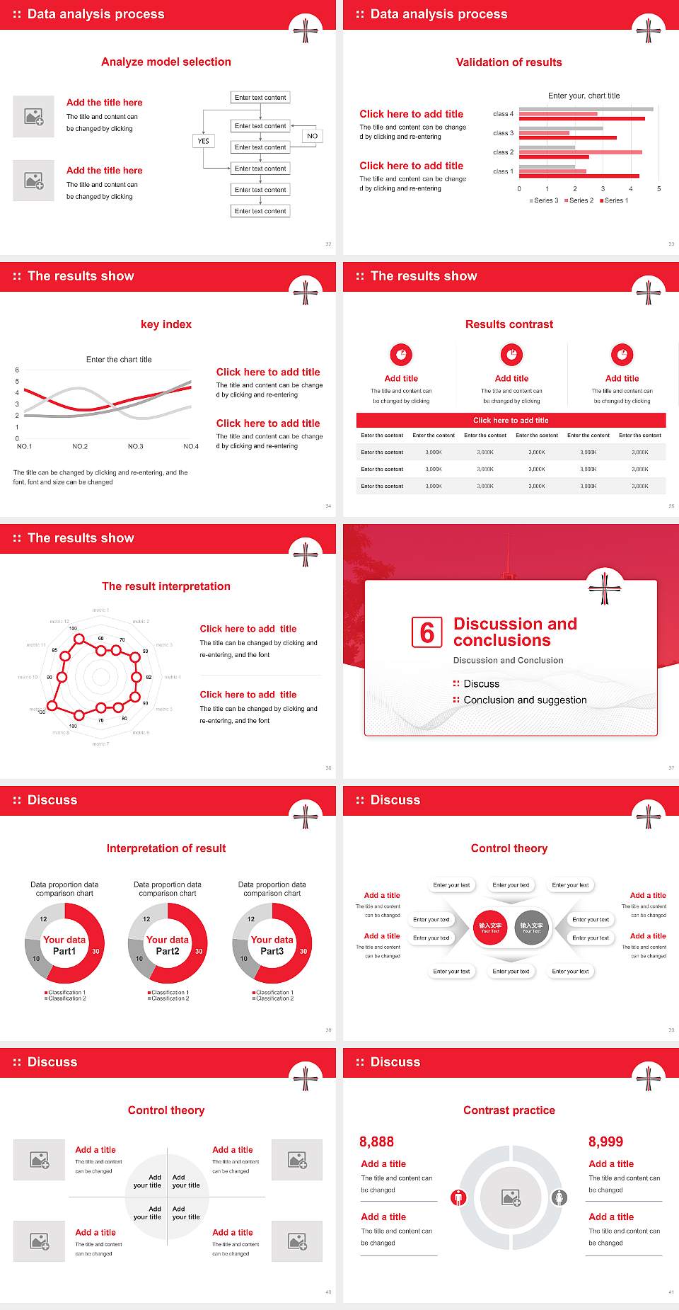 Concordia University-Ann Arbor Graduation Thesis Defense PPT Template4:3 ratio PPT effect preview image5
