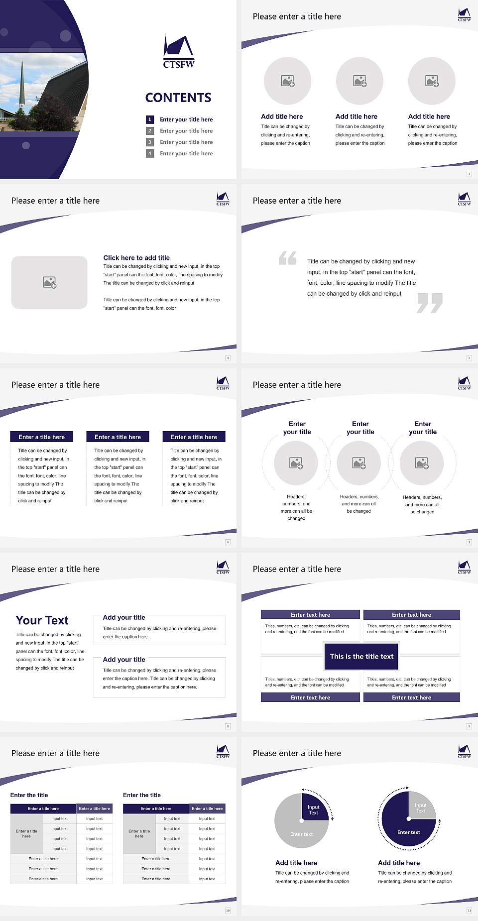 Concordia Theological Seminary Course/Courseware Creation PPT Template4:3 ratio PPT effect preview image2