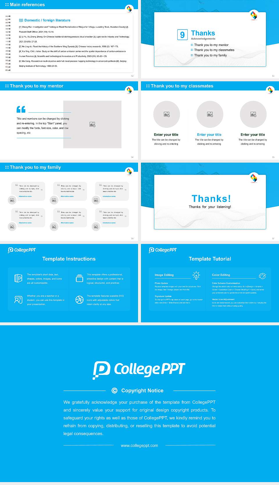 Cooper Union for the Advancement of Science and Art Graduation Thesis Defense PPT Template16:9 ratio PPT effect preview image7