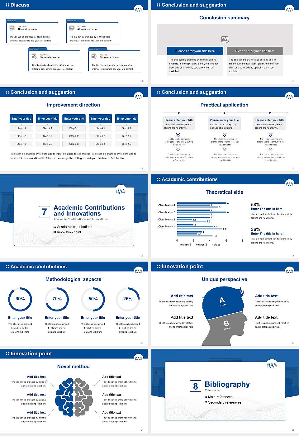 Dakota Wesleyan University Graduation Thesis Defense PPT Template16:9 ratio PPT effect preview image6