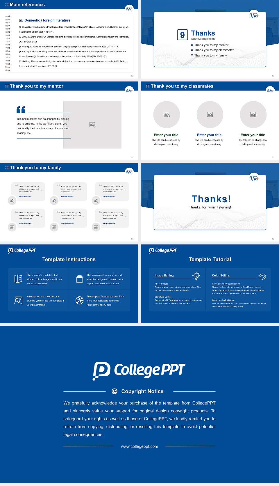 Dakota Wesleyan University Graduation Thesis Defense PPT Template16:9 ratio PPT effect preview image7