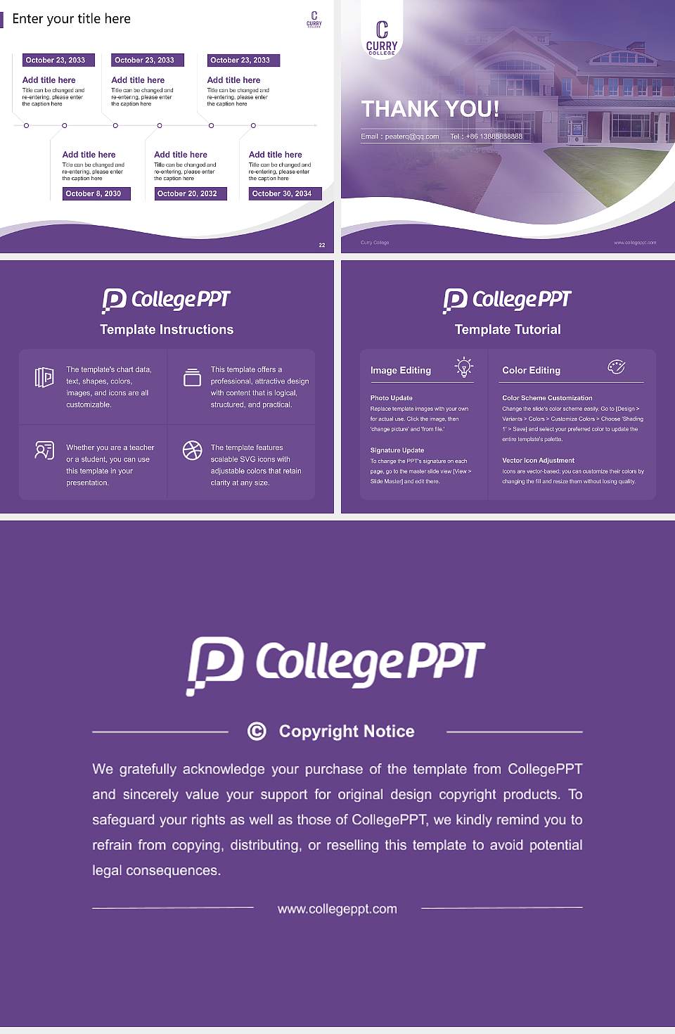 Curry College Lecture Sharing and Networking Event PPT Template4:3 ratio PPT effect preview image4