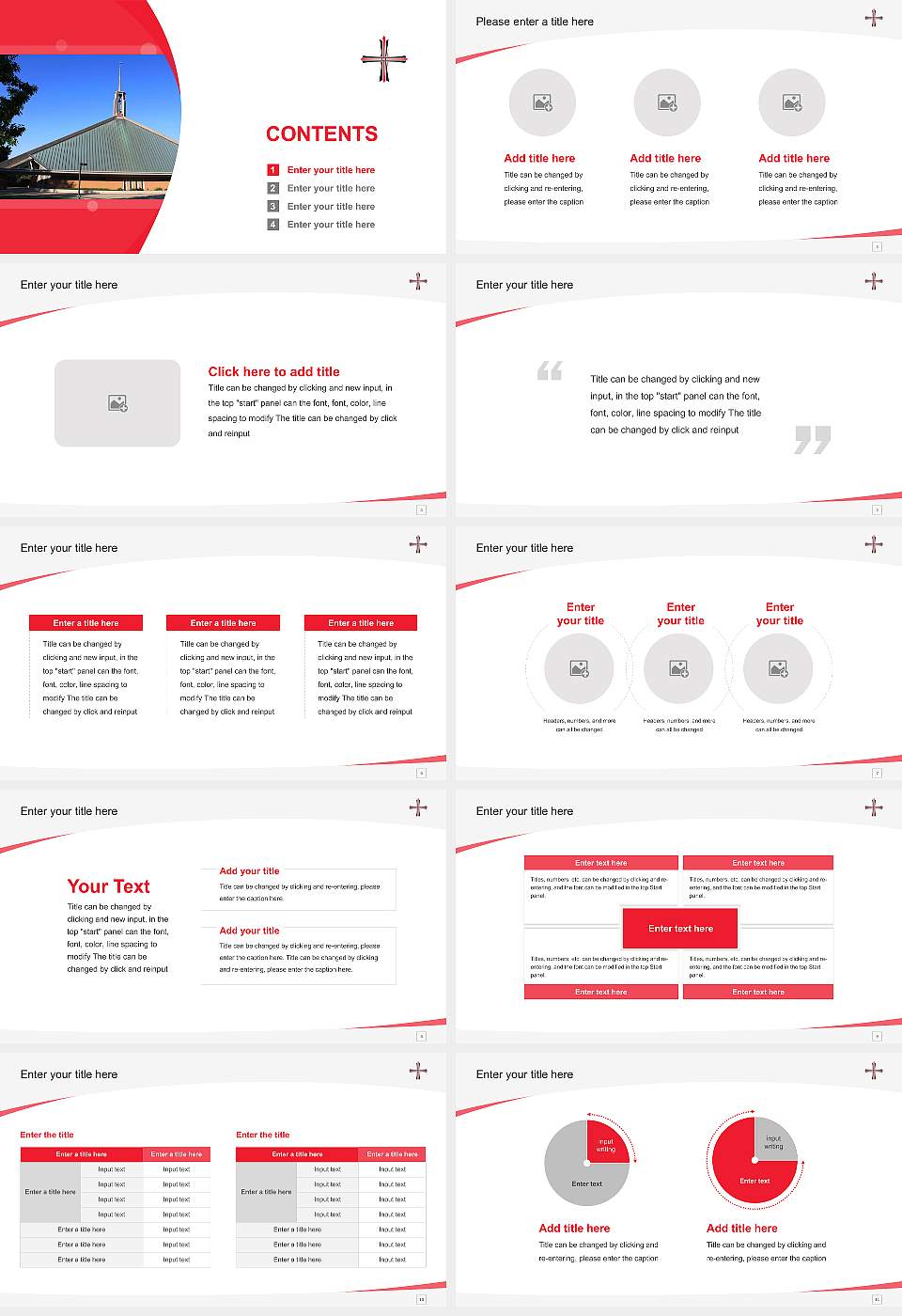 Concordia University-Ann Arbor Course/Courseware Creation PPT Template16:9 ratio PPT effect preview image2