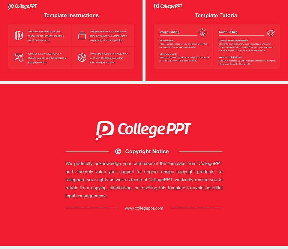 Concordia University-Ann Arbor Course/Courseware Creation PPT Template16:9 ratio PPT effect preview image5