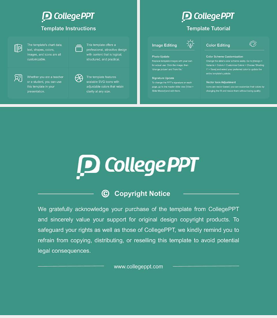 Cox College Academic Presentation/Research Findings Report PPT Template4:3 ratio PPT effect preview image5