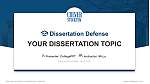 Culver-Stockton College Graduation Thesis Defense PPT Template