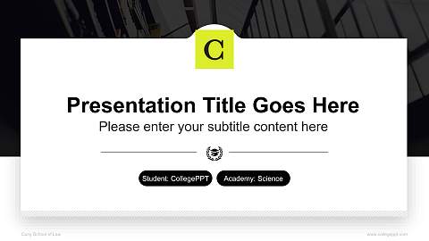 Cuny School of Law National Scholarship Defense PPT Template