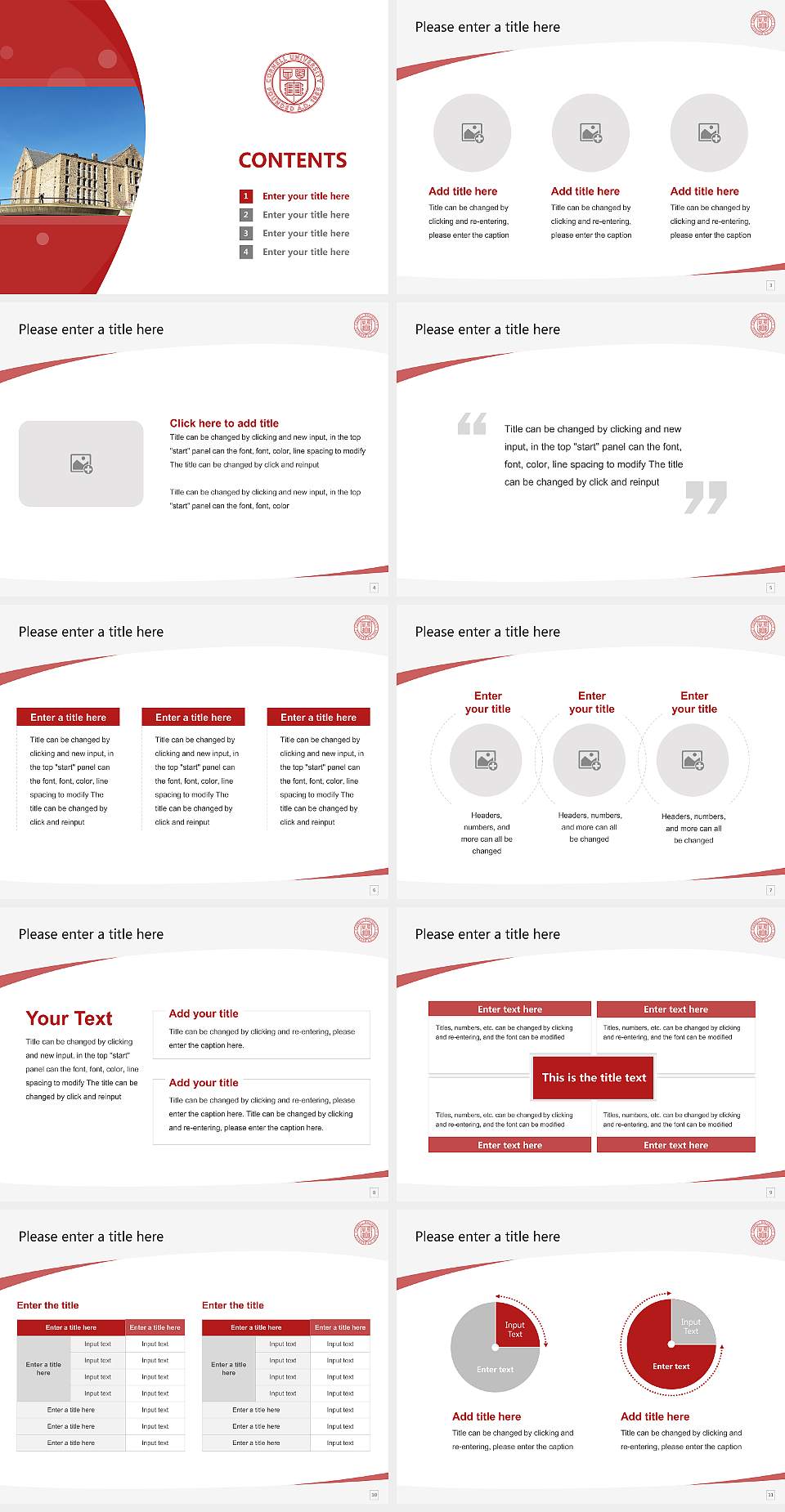 Cornell University Course/Courseware Creation PPT Template4:3 ratio PPT effect preview image2