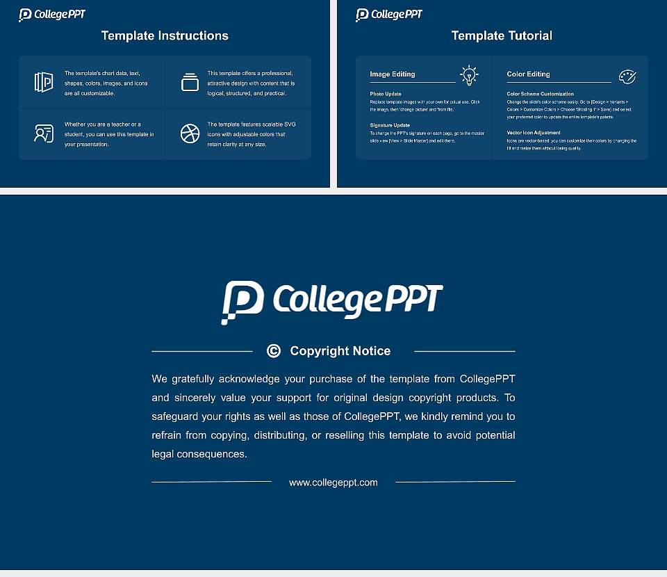 Culver-Stockton College Course/Courseware Creation PPT Template16:9 ratio PPT effect preview image5