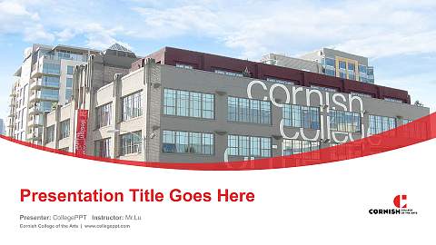 Cornish College of the Arts Course/Courseware Creation PPT Template