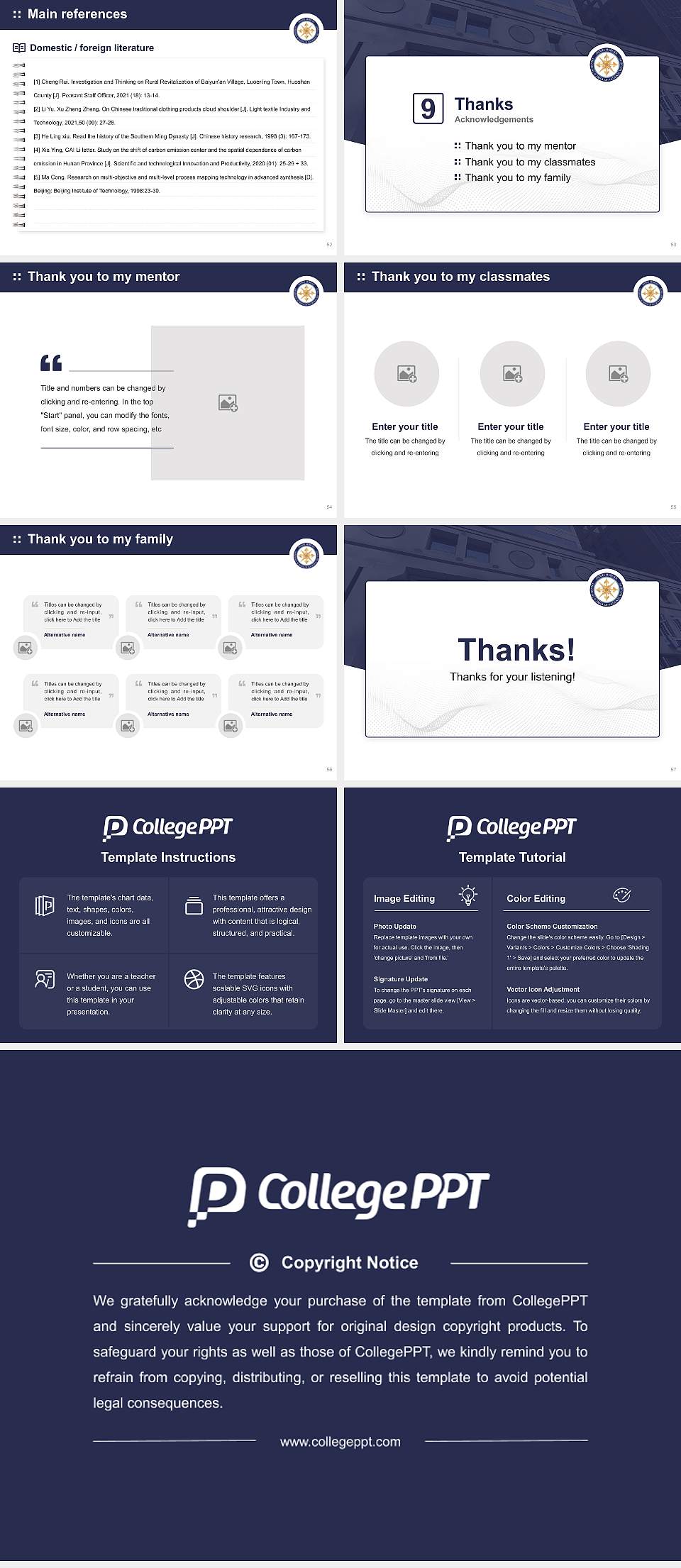 Daniel Morgan Graduate School of National Security Graduation Thesis Defense PPT Template4:3 ratio PPT effect preview image7