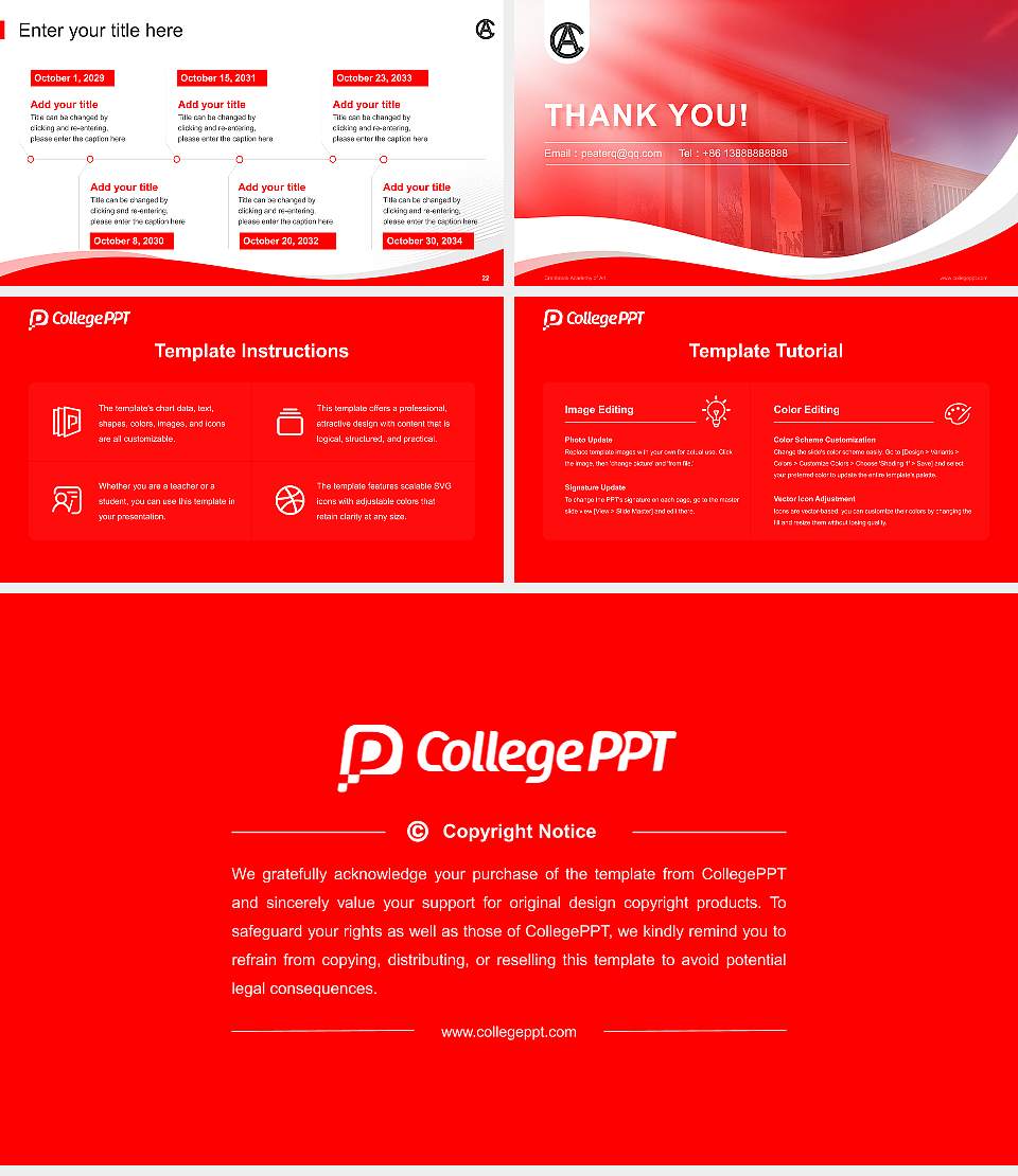 Cranbrook Academy of Art Lecture Sharing and Networking Event PPT Template16:9 ratio PPT effect preview image4