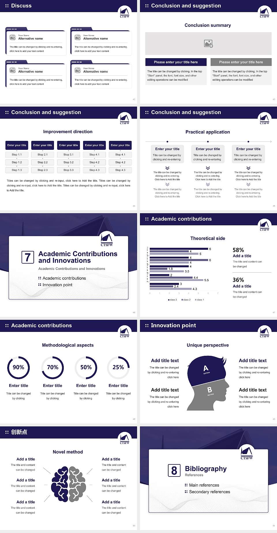 Concordia Theological Seminary Graduation Thesis Defense PPT Template4:3 ratio PPT effect preview image6