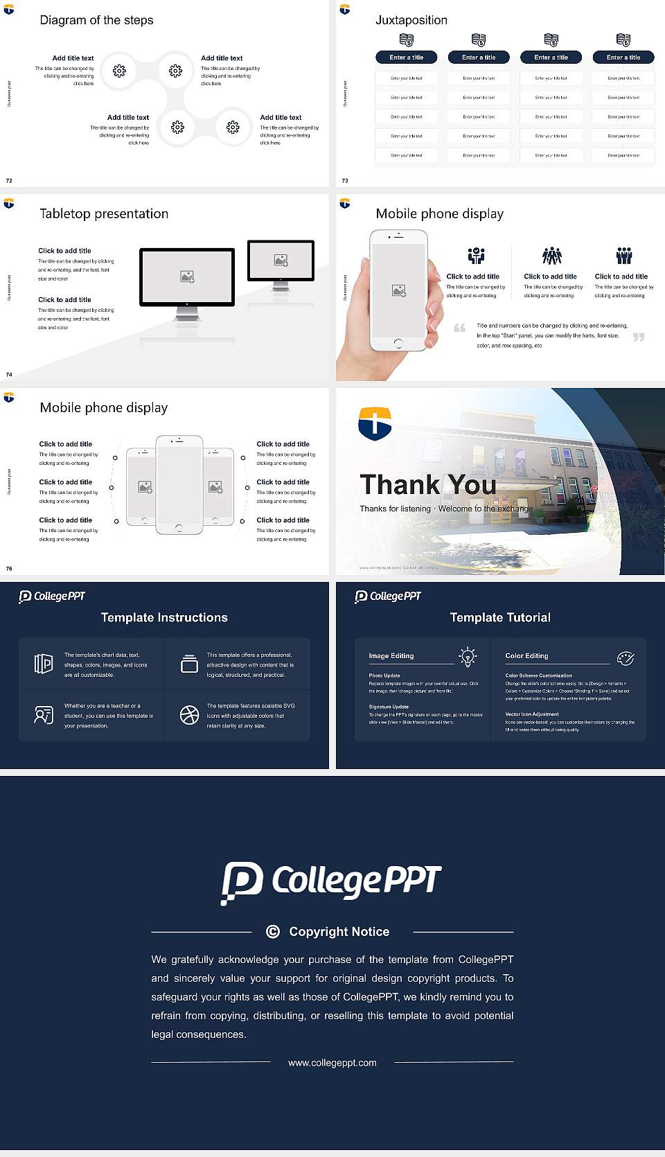 Corban University Competition/Entrepreneurship Contest PPT Template16:9 ratio PPT effect preview image9