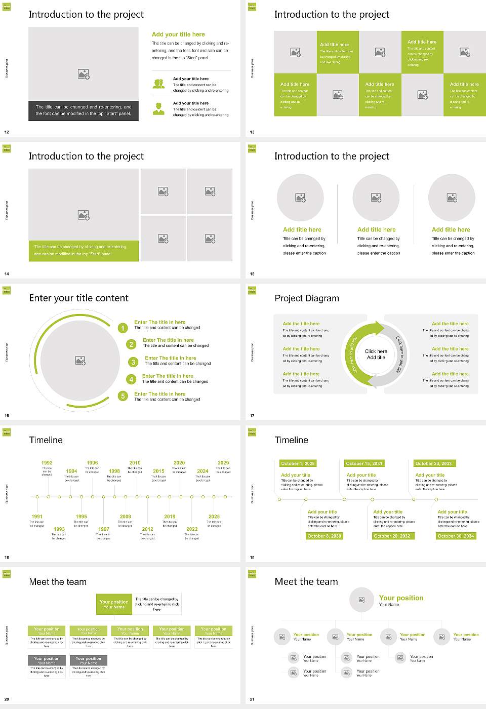 Conway School of Landscape Design Competition/Entrepreneurship Contest PPT Template16:9 ratio PPT effect preview image3
