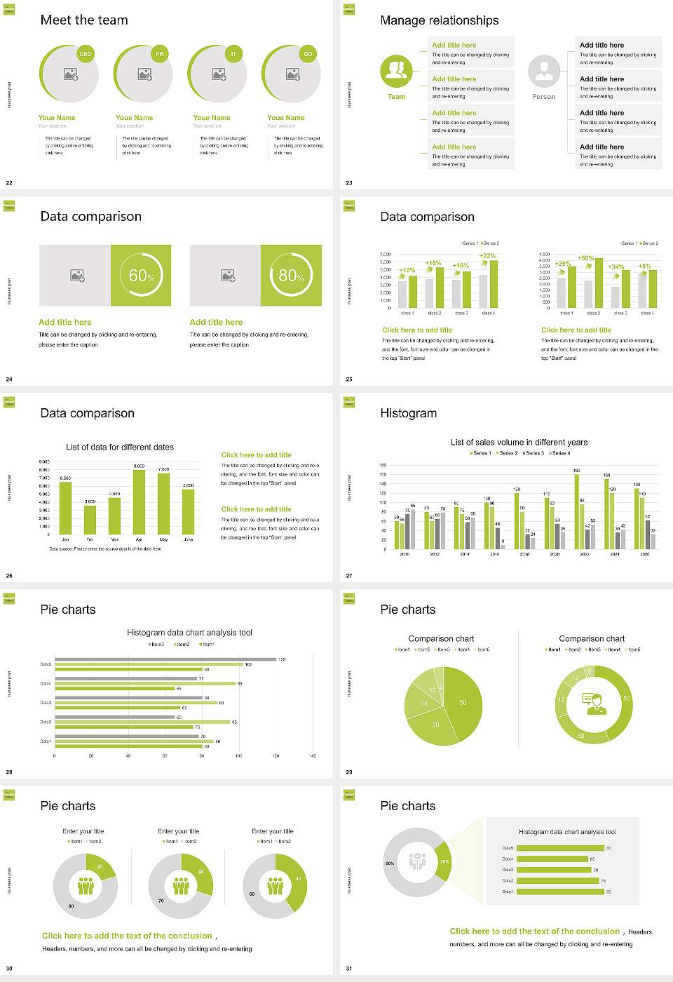 Conway School of Landscape Design Competition/Entrepreneurship Contest PPT Template16:9 ratio PPT effect preview image4