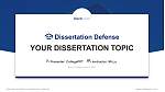 Baruch College Graduation Thesis Defense PPT Template