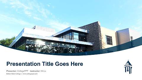 Dalton State College Course/Courseware Creation PPT Template