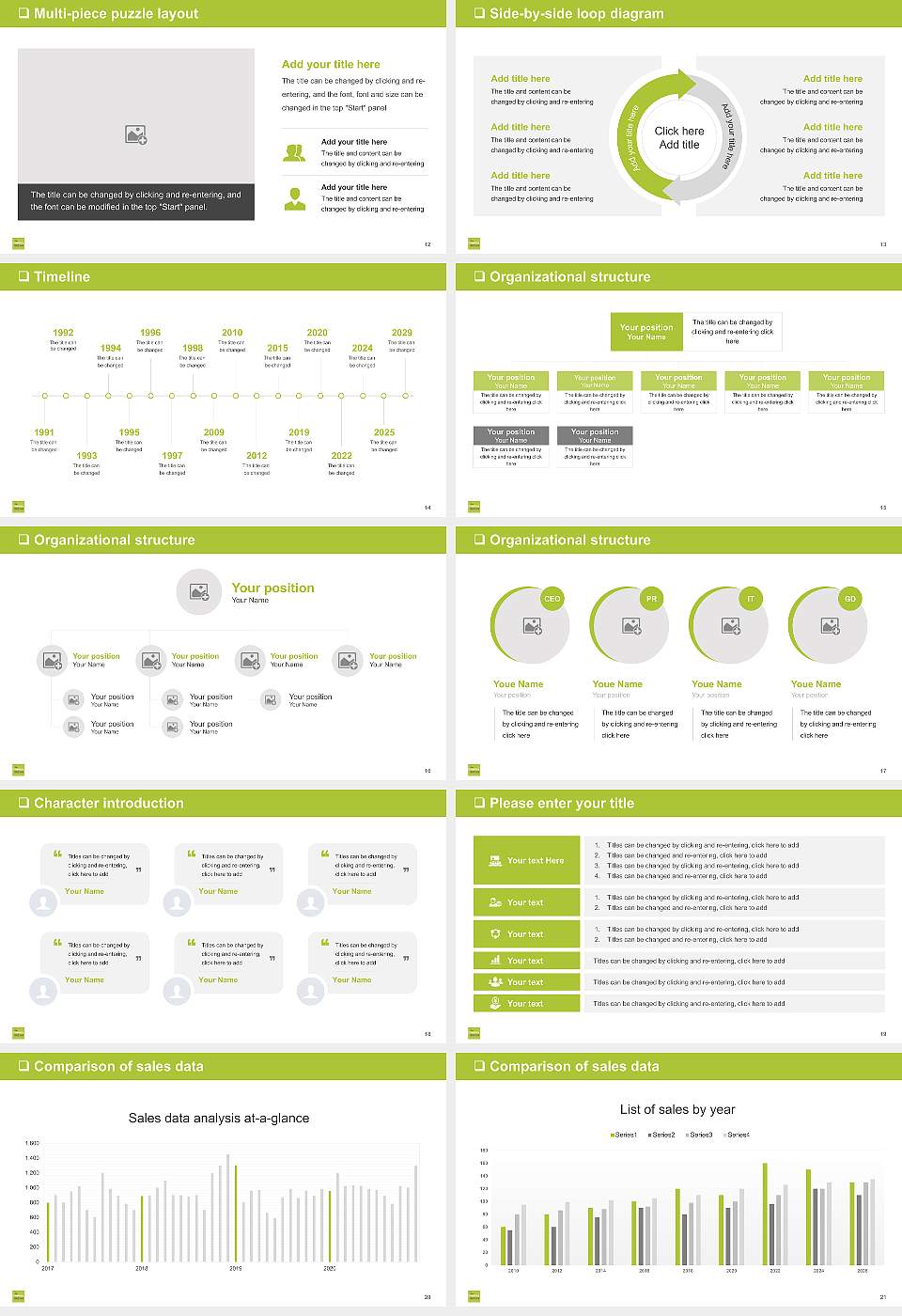 Conway School of Landscape Design General Purpose PPT Template16:9 ratio PPT effect preview image3