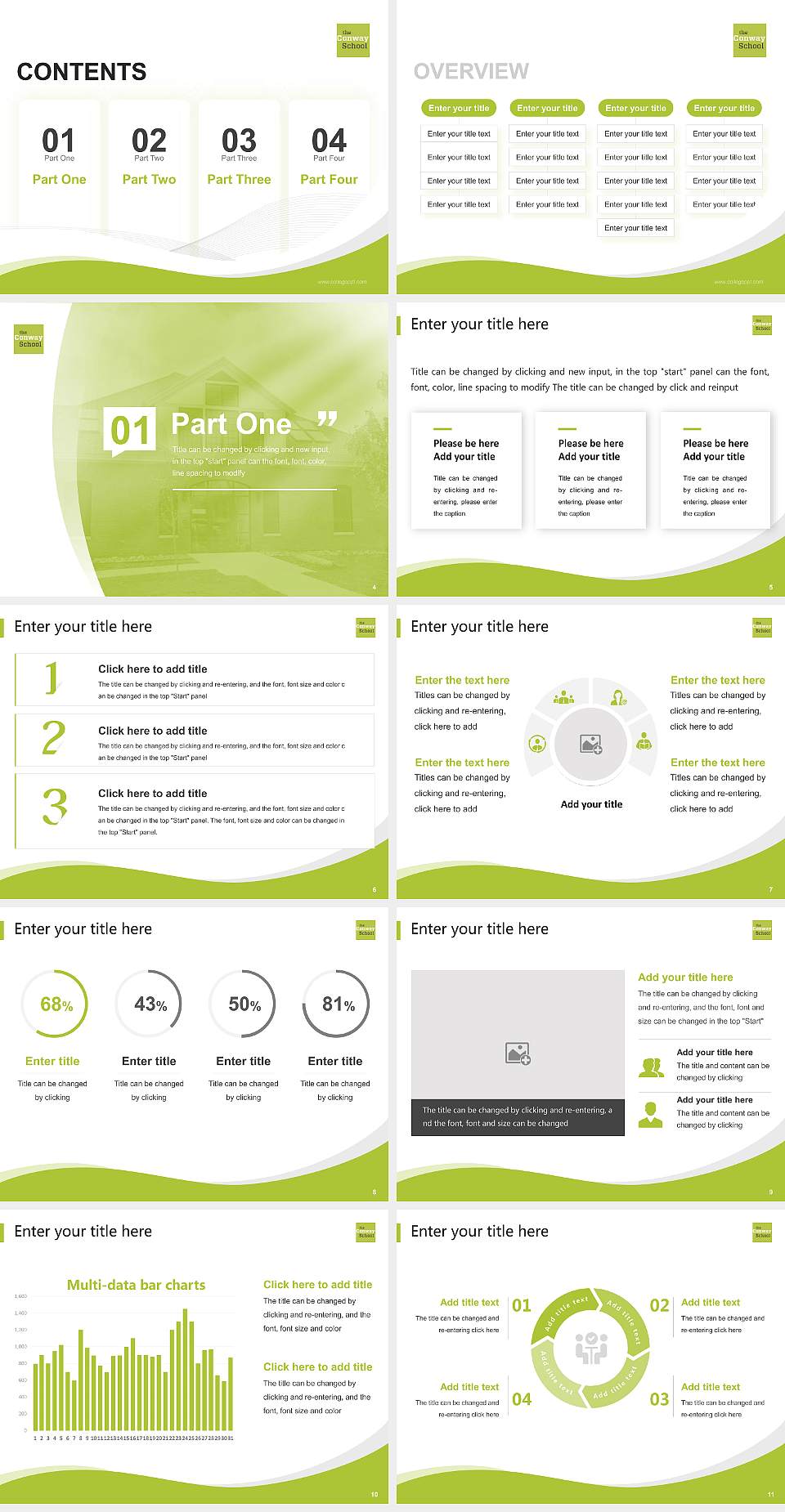 Conway School of Landscape Design Lecture Sharing and Networking Event PPT Template4:3 ratio PPT effect preview image2