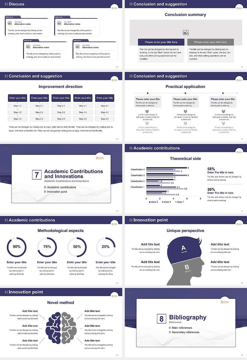 Dallas Theological Seminary Graduation Thesis Defense PPT Template16:9 ratio PPT effect preview image6