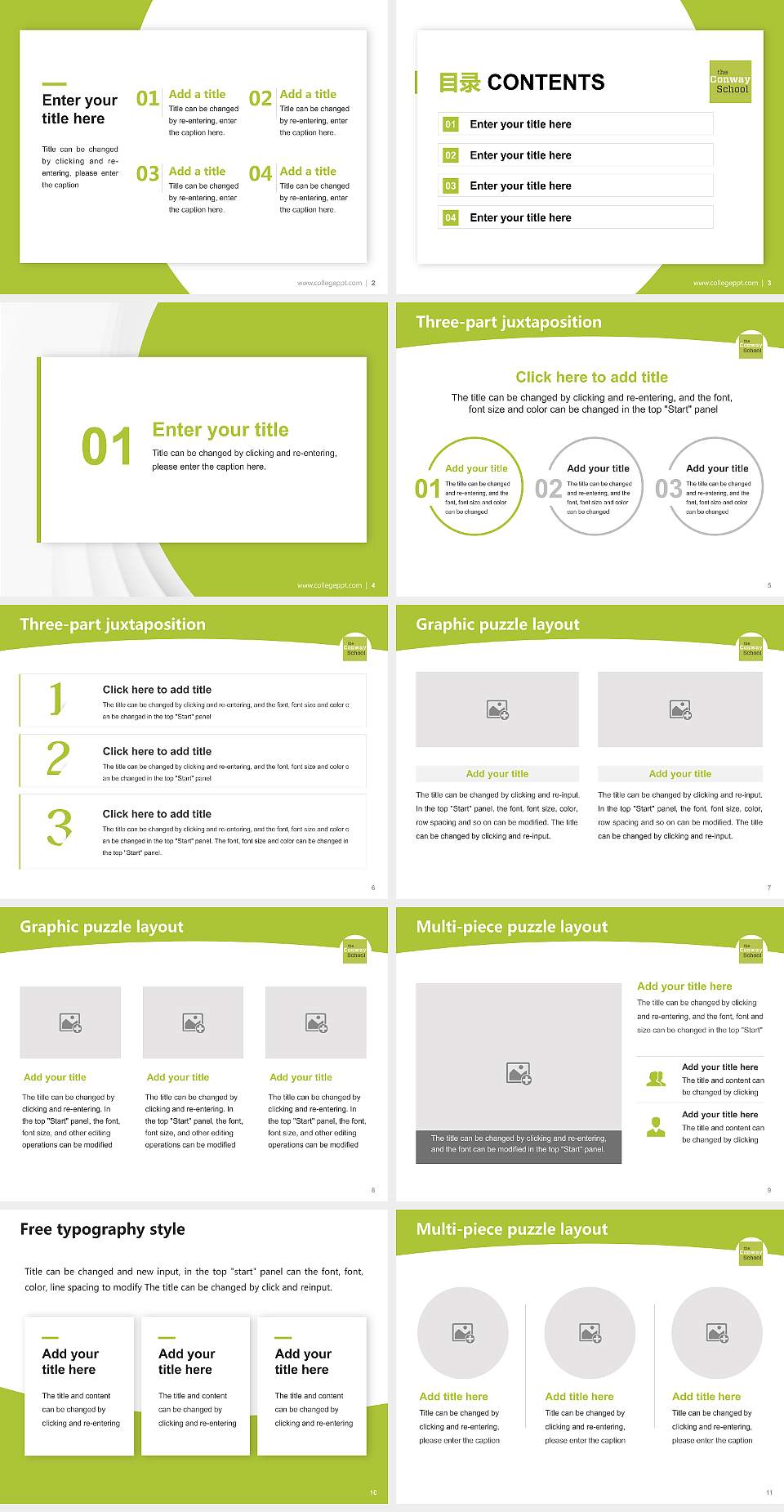 Conway School of Landscape Design Academic Presentation/Research Findings Report PPT Template4:3 ratio PPT effect preview image2