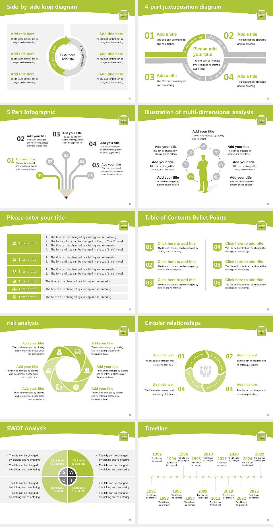 Conway School of Landscape Design Academic Presentation/Research Findings Report PPT Template4:3 ratio PPT effect preview image3