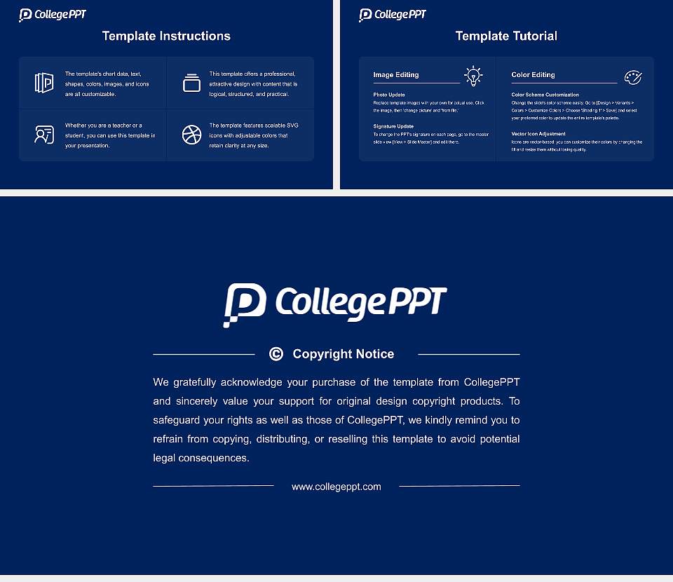 Cornerstone University Academic Presentation/Research Findings Report PPT Template16:9 ratio PPT effect preview image5