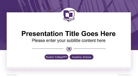 Cornell College National Scholarship Defense PPT Template