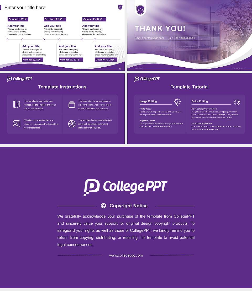 Crown College Lecture Sharing and Networking Event PPT Template16:9 ratio PPT effect preview image4
