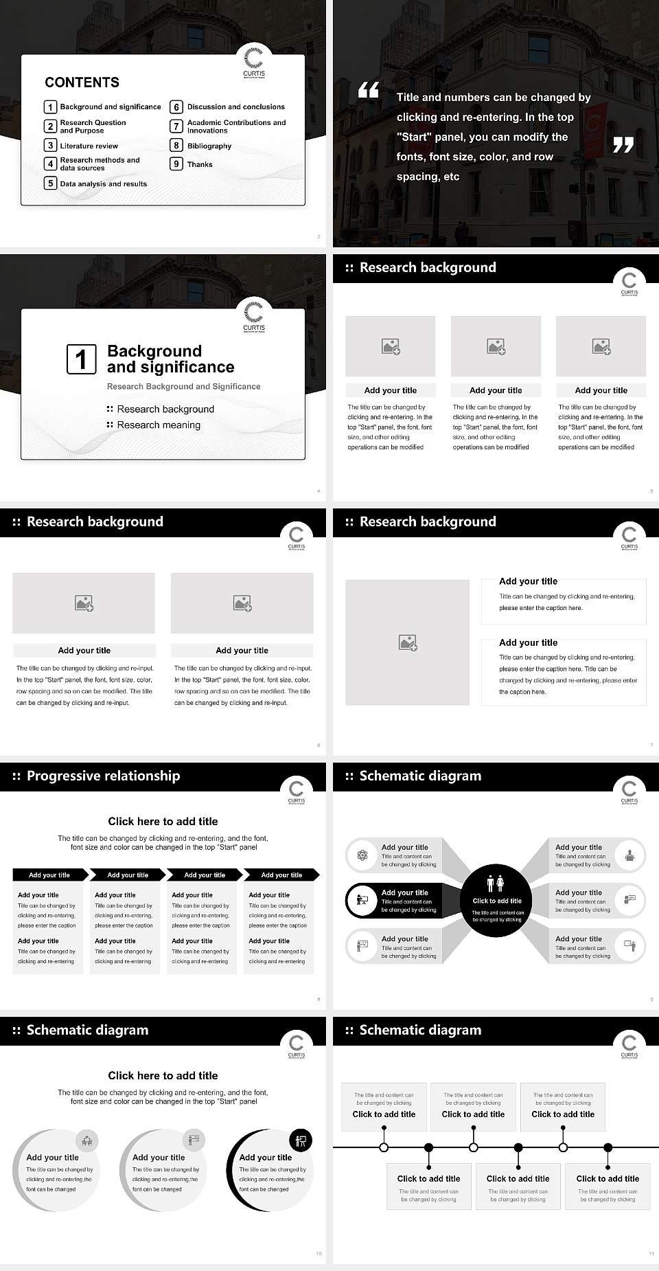 Curtis Institute of Music Graduation Thesis Defense PPT Template4:3 ratio PPT effect preview image2