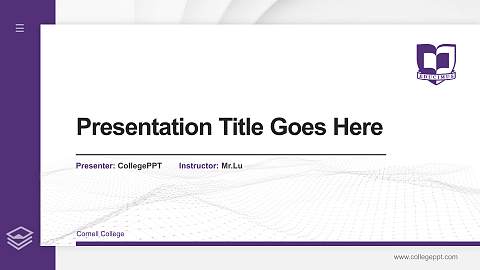 Cornell College Thesis Proposal/Graduation Defense PPT Template