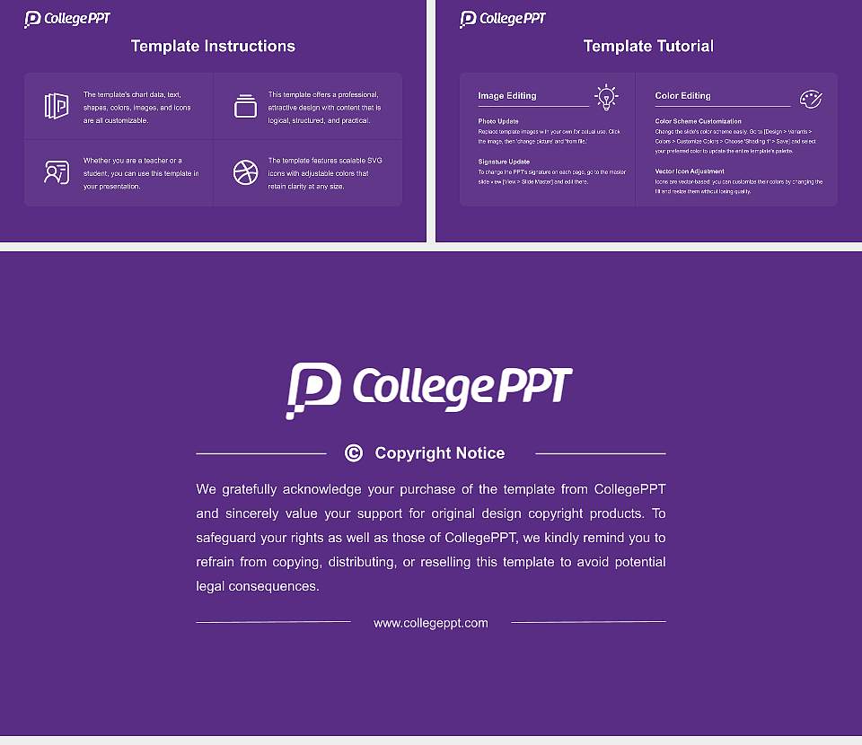 Concordia University Texas Course/Courseware Creation PPT Template16:9 ratio PPT effect preview image5