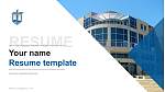 Concordia University-Wisconsin Resume PPT Template