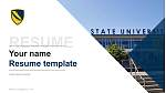 Coppin State University Resume PPT Template
