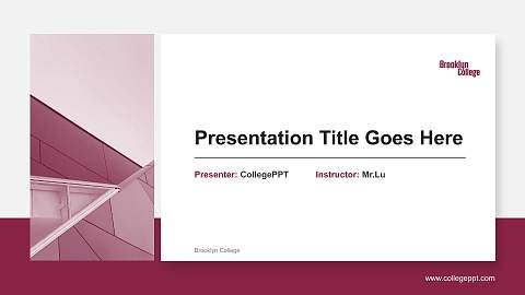 Brooklyn College General Purpose PPT Template