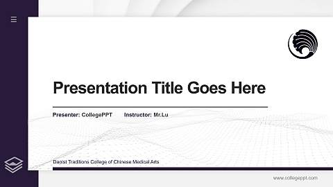 Daoist Traditions College of Chinese Medical Arts Thesis Proposal/Graduation Defense PPT Template