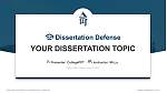 Dalton State College Graduation Thesis Defense PPT Template