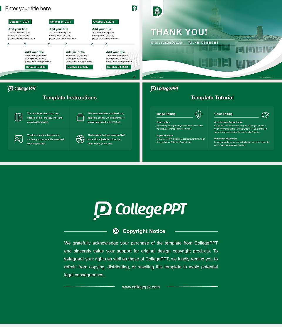 Dartmouth College Lecture Sharing and Networking Event PPT Template16:9 ratio PPT effect preview image4
