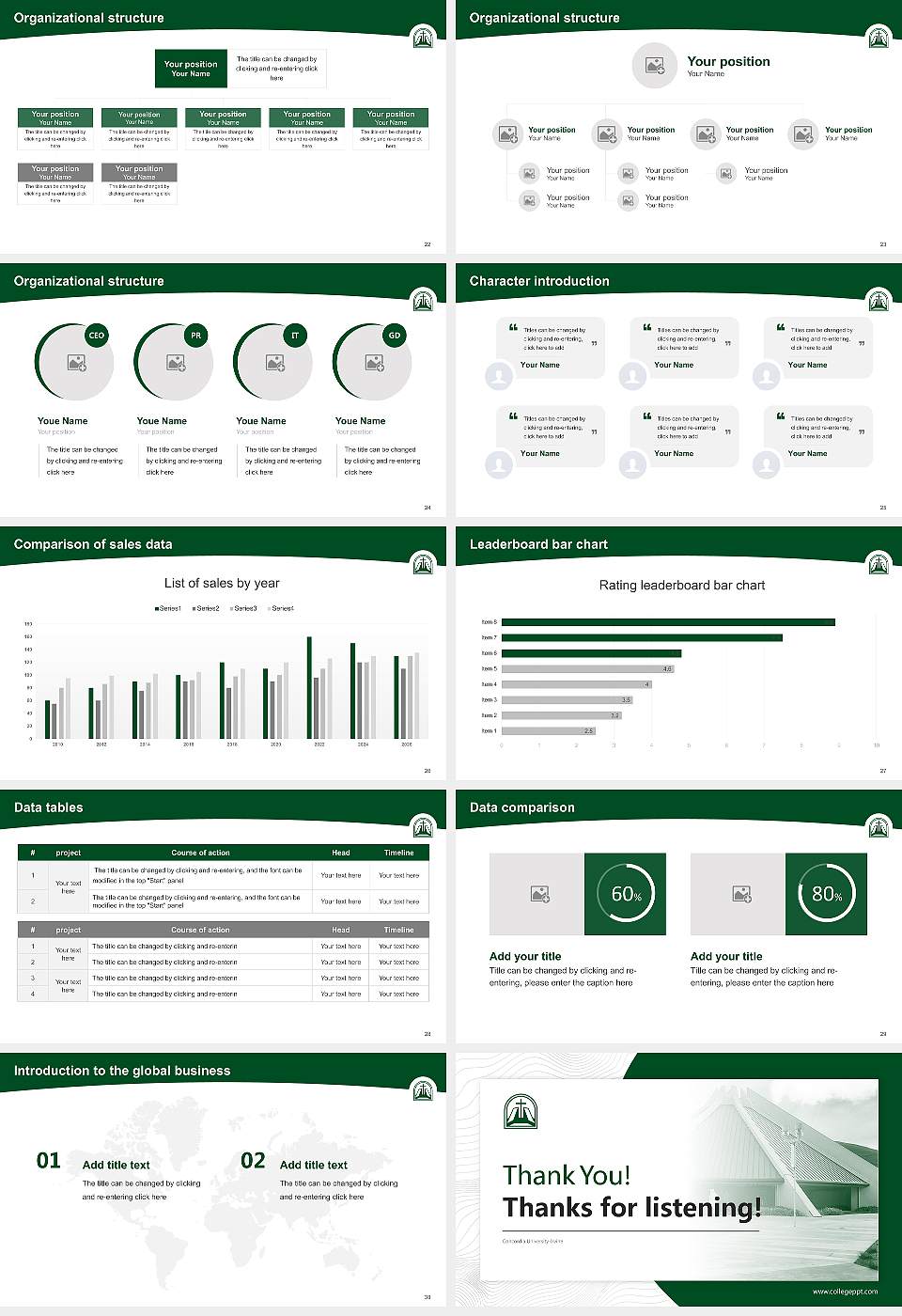 Concordia University-Irvine Academic Presentation/Research Findings Report PPT Template16:9 ratio PPT effect preview image4